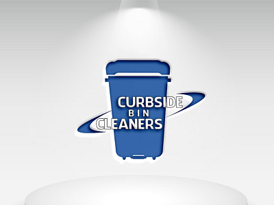 LOGO NAME: CURBSIDE BIN CLEANERS branding businesslogo design graphic design illustration logo logodesign minima minimal ui ux vector