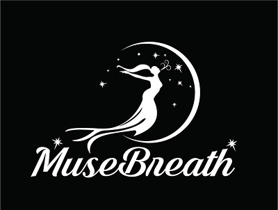 Logo Name: MuseBreath business logo flat iralogodesign logo design minimal logo simple logo design typography