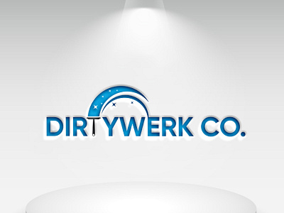 Logo Name: Dirtywerk Co. business logo flat iralogodesign logo design minimal modern typography