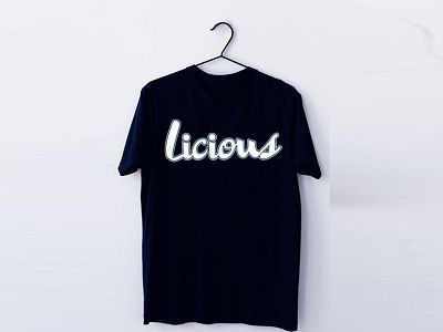 Logo Name: Licious flat iralogodesign logo design minimal modern tshirtlogodesign typography