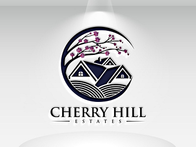 Logo Name: Cherry Hill Estates business logo design graphic design ira logo design logo minimal logo design modern logo design typography logo design