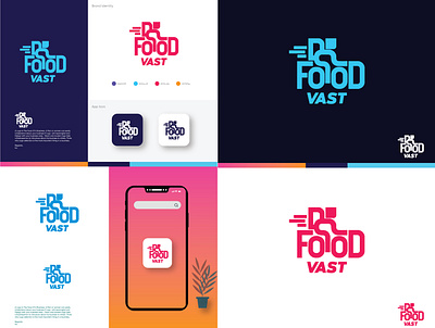 Logo Name: Food Vast branding businesslogo design illustration iralogodesign logo logo design logo name logodesign minimal vector