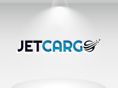 Logo Name: Jetcargo flat iralogodesign logo design minimal modern typography