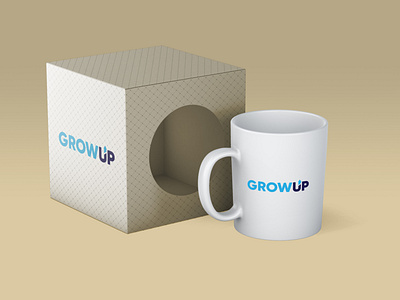 Logo name: GROWUP design flat iralogodesign logo logo design logodesign minimal modern ty