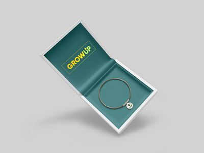 Logo Name: GROWUP flat iralogodesign logo design minimal modern