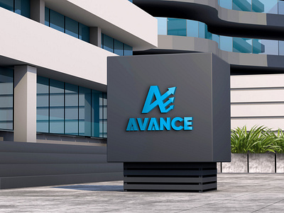 Logo Name: Avance flat logo desig iralogodesign logo design minimal logo design modern logo design