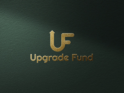 Logo Name: Upgrade Fund business logo design flat flat logodesign iralogodesign logo design. minimal modern logo design typography