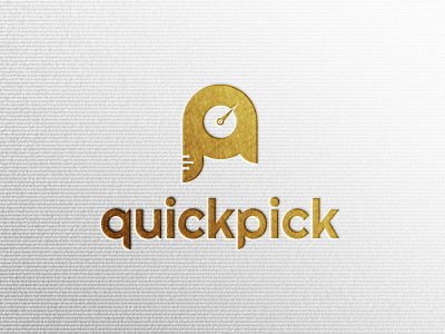 Logo Name: quickpick design flat graphic design iralogodesign logo logo design logodesign minimal modern