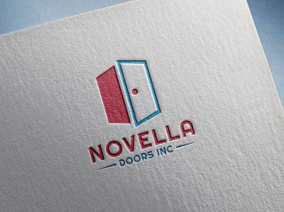 Logo Name: Novella Doors Inc design flat illustration iralogodesign logo logo design logodesign minimal modern