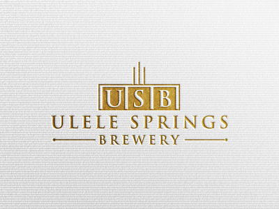 Logo Name: UleleSprings Brewery design flat illustration iralogodesign logo logo design logodesign minimal modern