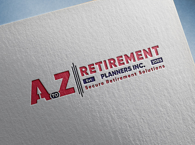 Logo Name: A To Z Retirement Planners Inc. design flat illustration iralogodesign logo logo design logodesign minimal modern