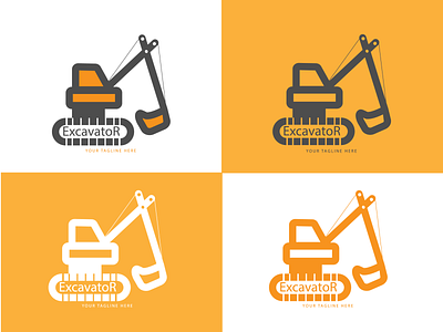 Logo design for a construction equipment rental company branding bulldozer business design graphic design illustration logo object vector