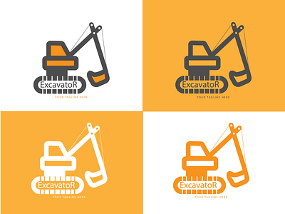 Logo design for a construction equipment rental company