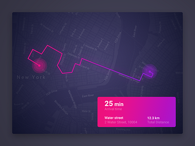 Daily UI #020 — Location Tracker