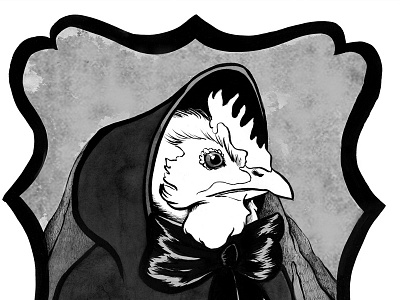 The Widow animals chicken comics ink