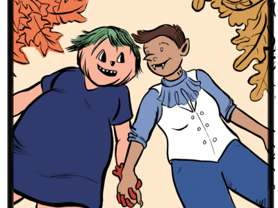 Monster Love lgbtq halloween monsters ink illustration comics