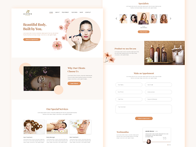 Beauty Spa Landing Page