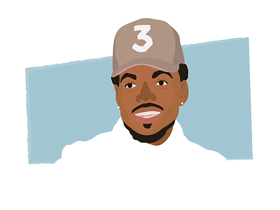 Chance The Rapper (Lil Chano From 79th) chance the rapper chicago hip hop hip hop art illustration illustrator portrait rap rappers