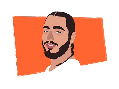 Post Malone hip hop hip hop art illustration illustrator portrait post malone