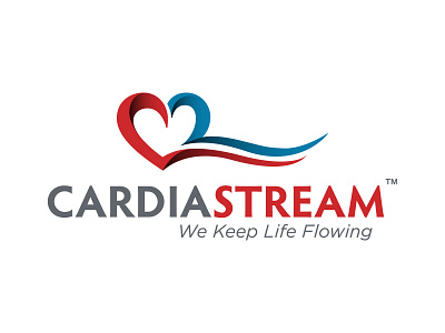 CardiaStream Logo Design brand identity branding illustration logo logo design medical