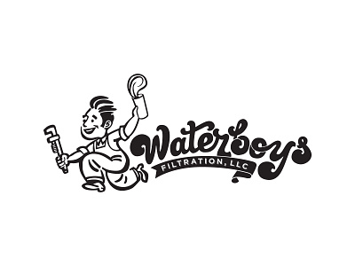 Waterboys Filtration logo design branding branding design illustration logo design