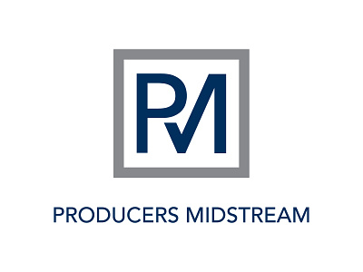 Producers Midstream logo design brand identity branding branding design logo logo design oil and gas