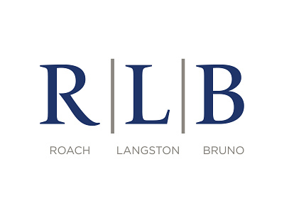 RLB Law Firm logo design