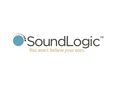 SoundLogic logo design audiology brand identity branding logo logo design medical