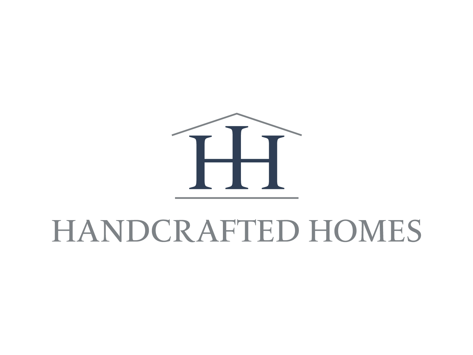 Handcrafted Homes logo design by Andréa Day on Dribbble