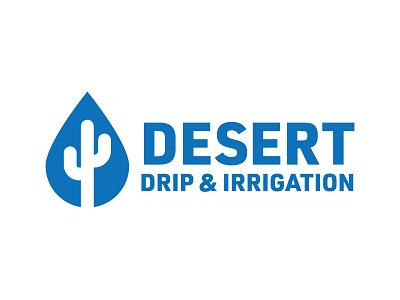Desert Drip & Irrigation brand identity branding branding design illustration logo logo design