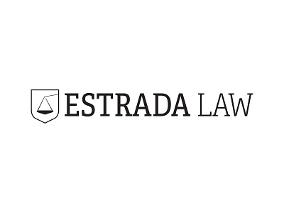 Estrada Law logo brand identity branding branding design lawfirm lawyer logo logo design
