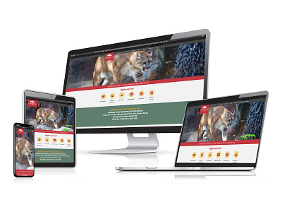 Caldwell Zoo website web design website zoo