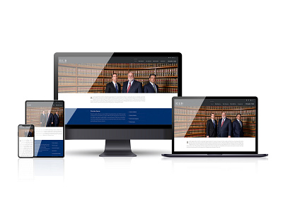 RLB Firm website attorney branding design law firm ui website