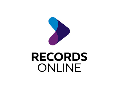 RecordsOnline logo brand identity branding design land logo logo design oil gas properties real estate records title agency vector