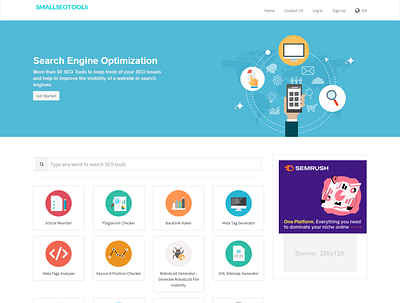 seo tools made by php design illustration ui ux webs website