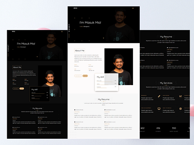 MMCE-Single page portfolio website