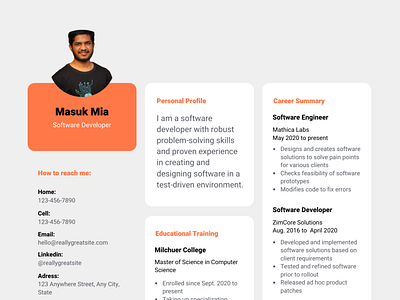 Professional cv/resume Template