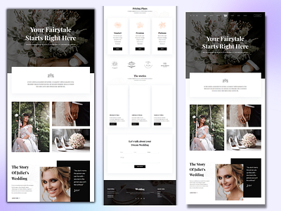 A Wedding Wordpress website By Elementor blog landingpagedesign website websiteblog wedding weddingdesign weddingwebsite wordpress wordpressweddingpage