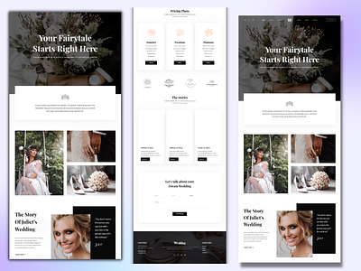 A Wedding Wordpress website By Elementor