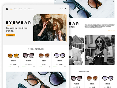 Eyewear - e commerce