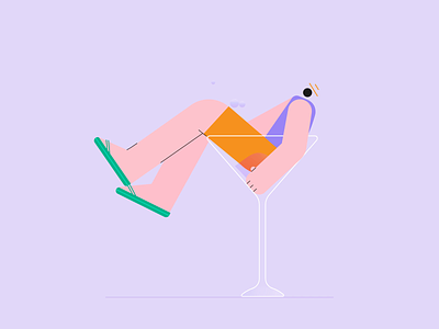 Weekend Vibes ❤️ 2022 adobe animation design drink glass graphic design illustration illustrationstyle illustrator motion graphics trending trendy ui uiux ux vaccay vibes weekend weekendvibes