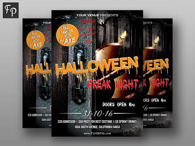 Halloween Flyer psd