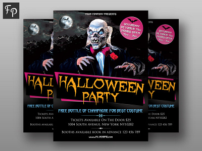 Halloween Flyer psd