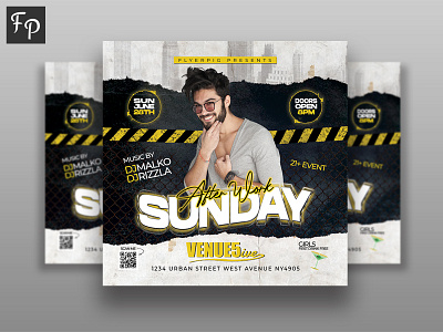 Club Flyer club flyers dance dj dj flyer event flyer graphic design nightclub party print social