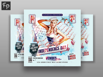 4th Of July/Independence Day Flyer club flyers