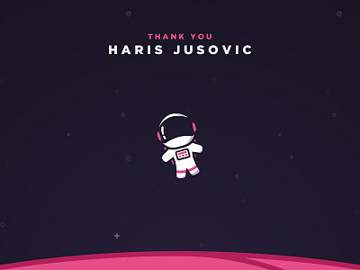 Hello Dribbble! astronaut debut first shot hello dribbble space