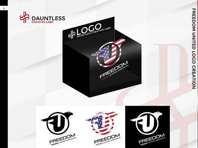 Freedom United Logo Creation branding design graphic design logo