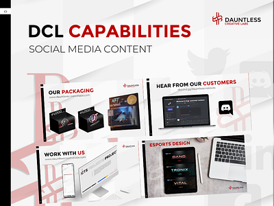 DCL Capabilities - Social Media Content branding design graphic design illustration logo social media vector