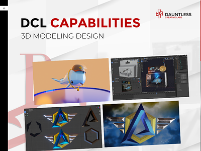 DCL Capabilities - 3D Modeling Design branding design graphic design illustration logo vector