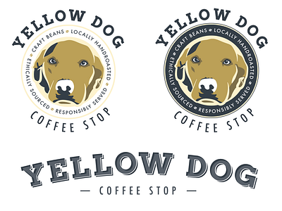 Yellow Dog Coffee Company Logo Concept